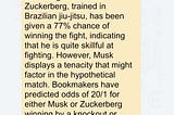 When I ask ChatZilla for Elon Musk and Mark Zuckberg, who will won??🤔