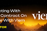 Interacting with a Smart Contract on Creator L2 with Viem