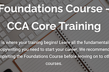 Comprehensive Copywriting Course Foundations Course