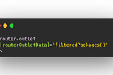 Introducing Router outlet Input in Angular 19