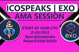 AMA with EXO CEO & CTO on ICO Speaks