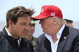 Donald Trump and Ron DeSantis Square Off