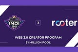 “WEB3 Creator Program” with a reward pool of $1 Million launched in partnership with InidiGG X…