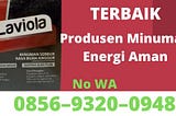 TERBAIK, WA 0856–9320–0948, PRODUSEN MINUMAN ENERGI AMAN