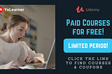 Udemy Paid Courses for Free! Limited Period Coupon Code!