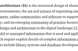 Information Architecture Living