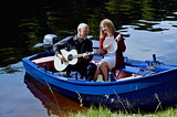 Jim and Susie Malcolm live in the living room, October 27, 2024