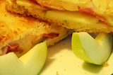 Main Dishes — Grilled Cheese — Grilled Apple and Swiss Cheese Sandwich