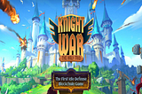 Knight War game with blockchain network