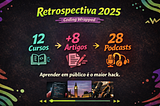Retrospectiva 2025 (versão Spotify, mas sem gráfico colorido)
