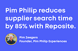 Case Study | Pim Philip Reduces Supplier Search Time by 85% With Reposite