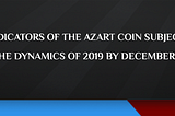 Forecast indicators of the AZART coin subject to maintaining the dynamics of 2019 by December 31…