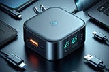 xiTix Dual Port Charger for Samsung Galaxy S23 Ultra & AirPods Pro