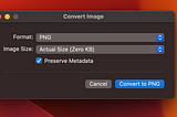 Macos how to convert images fast (png, SVG, you name it)