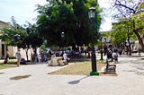 public hotspot park in Havana