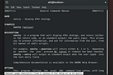 Zenity Command in Linux