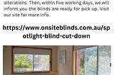 Spotlight Blinds Roller | Onsiteblinds.com.au