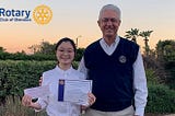 Grace Liang, 4S Scholar Class of 2022, wins Rotary Club of Glendora’s Four-Way Speech Contest