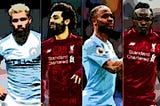 Analyzing the big guns of Premier League (Salah, Mane, Aguero, Sterling)