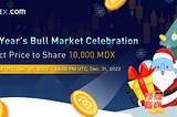 New Year’s Bull Market Celebration Predict Price to Share 10,000 MDX