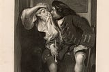 An Engraving from a Victorian edition of Tristram Shandy