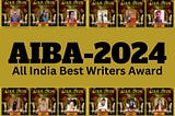 All India Best Writers Award Nominees 2024!