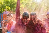 It is praised in Haro, a town in la Rioja. Here, all members end up with their white dressing stained with wine. https://eventcelebrationupdates.blogspot.com/2021/06/haro-wine-fight-festival-2021.html