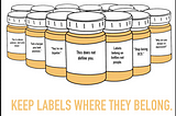 Labels are just glorified stickers, don’t let them define you…