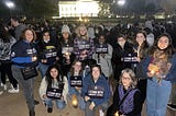 The Delegation of Marquette in front of the White House at a vigil asking for the repeal of Title 42: the health action closing the borders to lawful asylum seekers.