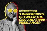 What Separates $100 Freelancers from Freelancers That Charge $1,000+?