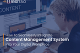 How To Seamlessly Integrate Content Management System Into Your Digital Workplace