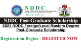 NDDC SCHOLARSHIP 2022/2023: REQUIREMENTS & HOW TO APPLY-IPROJECT