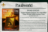 Teatro Paulino’s Season 17 Time after Time: A Love Letter Across Time