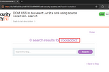 Web App Pentesting: DOM-based XSS Test Case