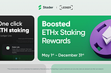 One-Click ETH Staking on Ledger Live with Stader