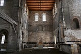 The organ that plays the 639-year-long John Cage piece in the nearly empty, nearly 1,000-year-old St. Burchardi Church, Halbertstadt, Germany.