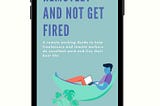 An ebook about working remotely being displayed on a mobile screen