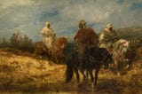 01 Painting, Orientalist Artists, The Art of War, Adolf Schreyer’s Arab Horsemen, with footnotes…
