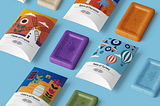 Case Study: Soaplanet. Soap Packaging Design with Travel Vibes