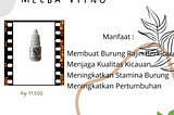 Jual Suplemen Burung Murai Batu Melba