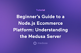 Beginner to Medusa? Start Here to Learn About the Medusa Server