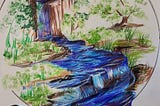 Selling Art On Etsy: Abstract Creator from Boston Prepares His Artwork For the Platform