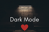 Add Dark mode to websites