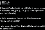 OSINT Challenge — Finding and following IOCs