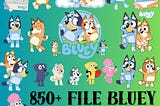 850+ File Blueyy , Blueyy PNG , Family Blueyy , Mega Bundle SVG , PNG , Download Digital