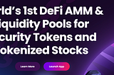 The World's First DEFI AMM, and Liquidity Pool: IX SWAP.