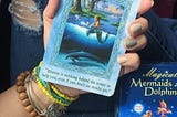 I decided to work with my mermaid cards today, since I have been making so many mermaid tail…