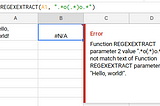 Multiline regex within a cell in Google Sheets