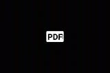 What is PDF?