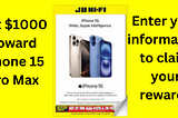Get $1000 Toward iPhone 15 Pro Max